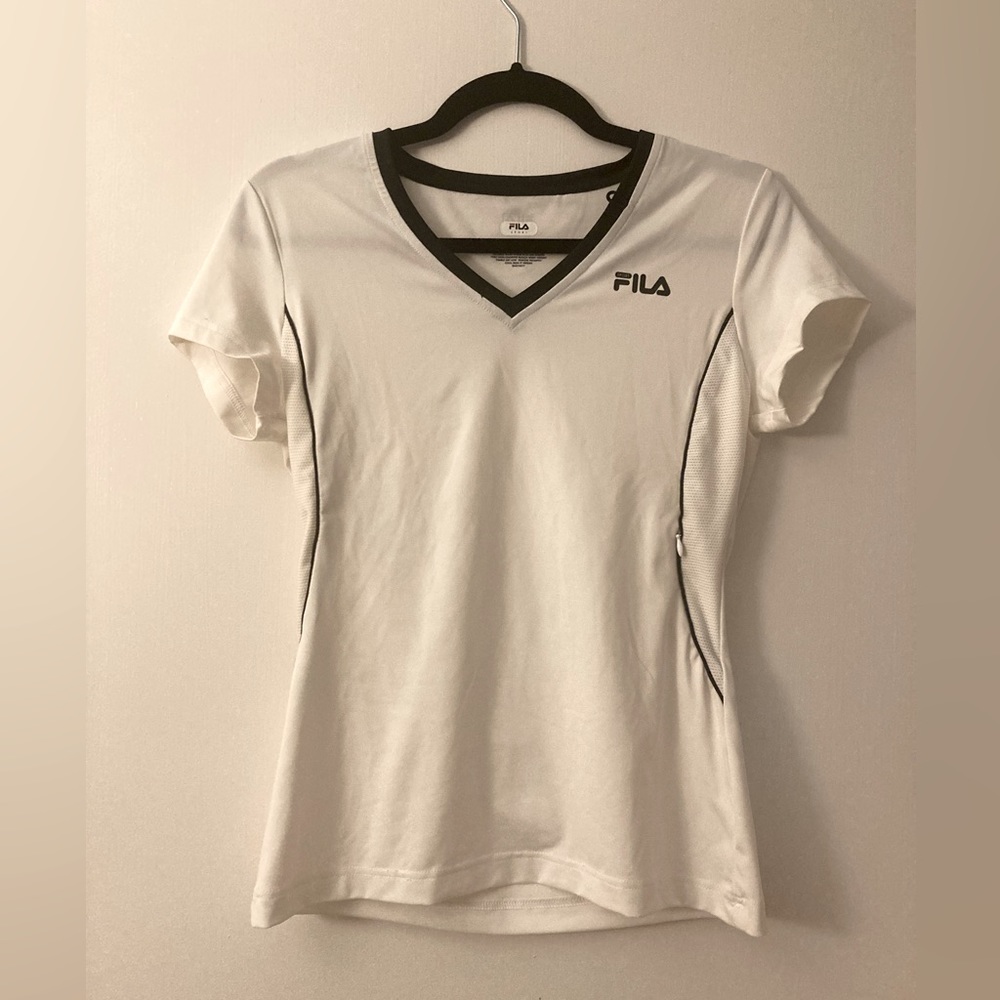 Fila sport white athletic tee